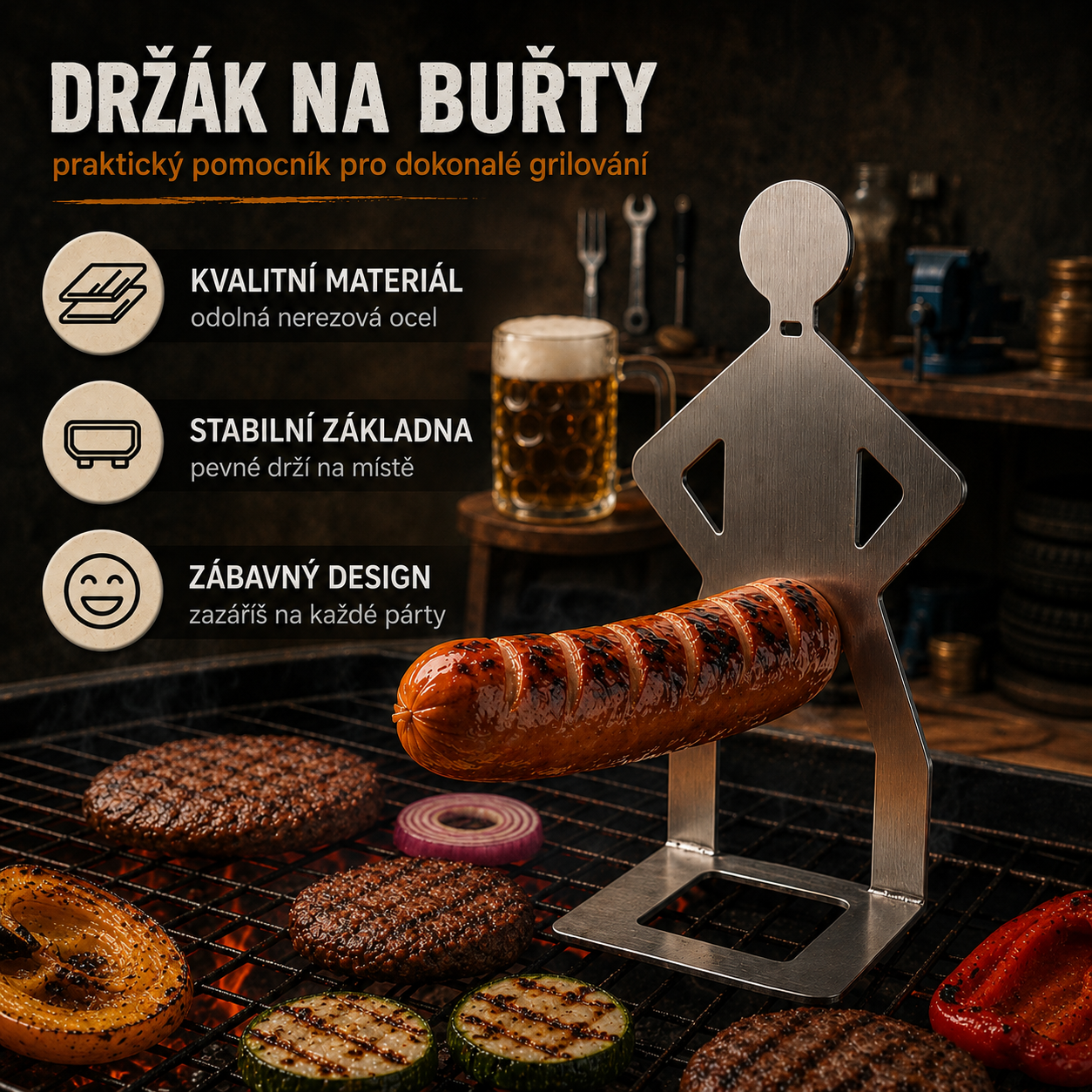 Buřt Boss samotný produkt